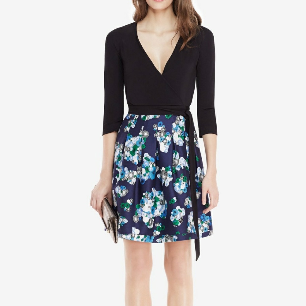 DVF Jewel Silk Wrap Dress